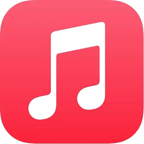 Apple Music streaming service logo