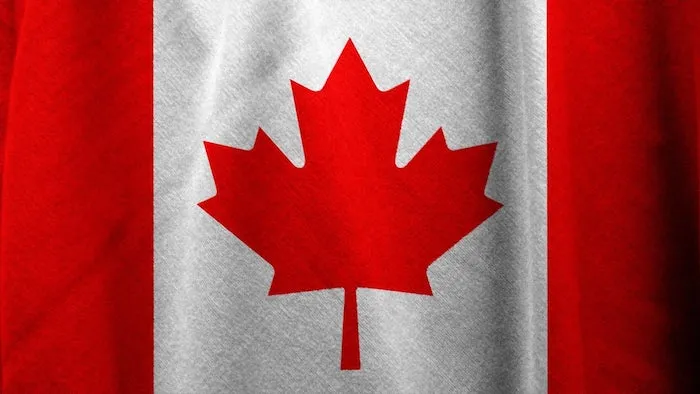 The Canadian flag